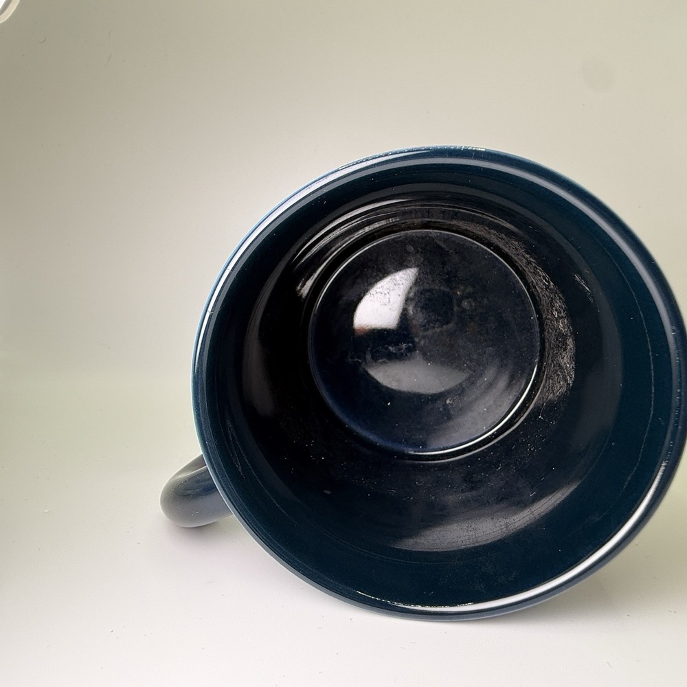 Starbucks 12 Oz.‎ Floral Royal Blue Coffee Cup Mug 2021 - Picture 5 of 6